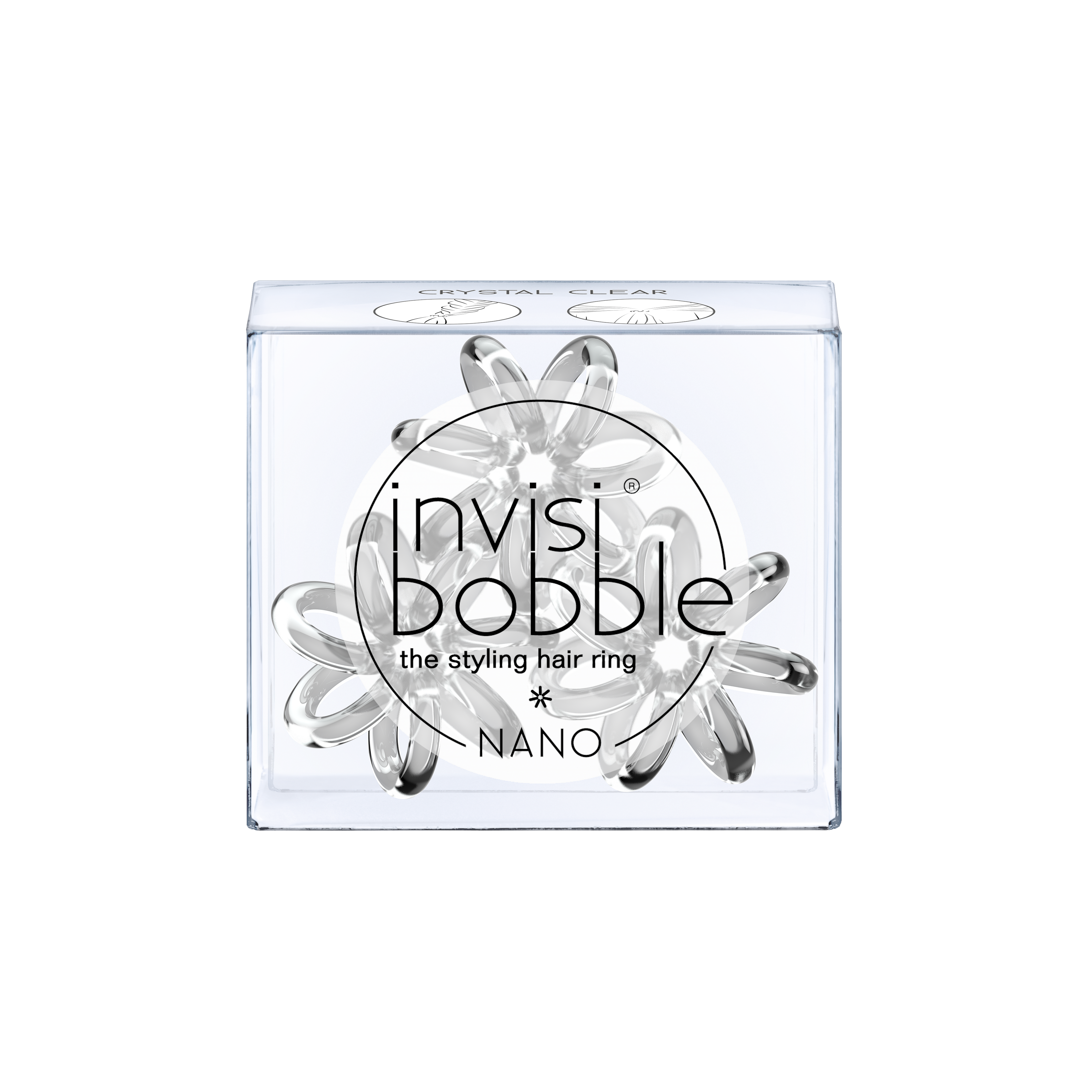 invisibobble NANO - Crystal Clear Phoenix Nationale