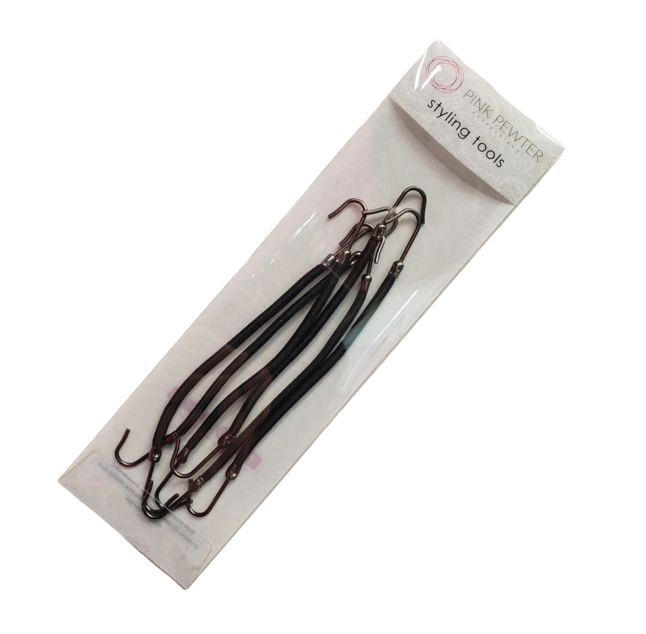 Pink Pewter Bungee Professional Quality Elastics With Hooks - 6pc 5" Black Phoenix Nationale
