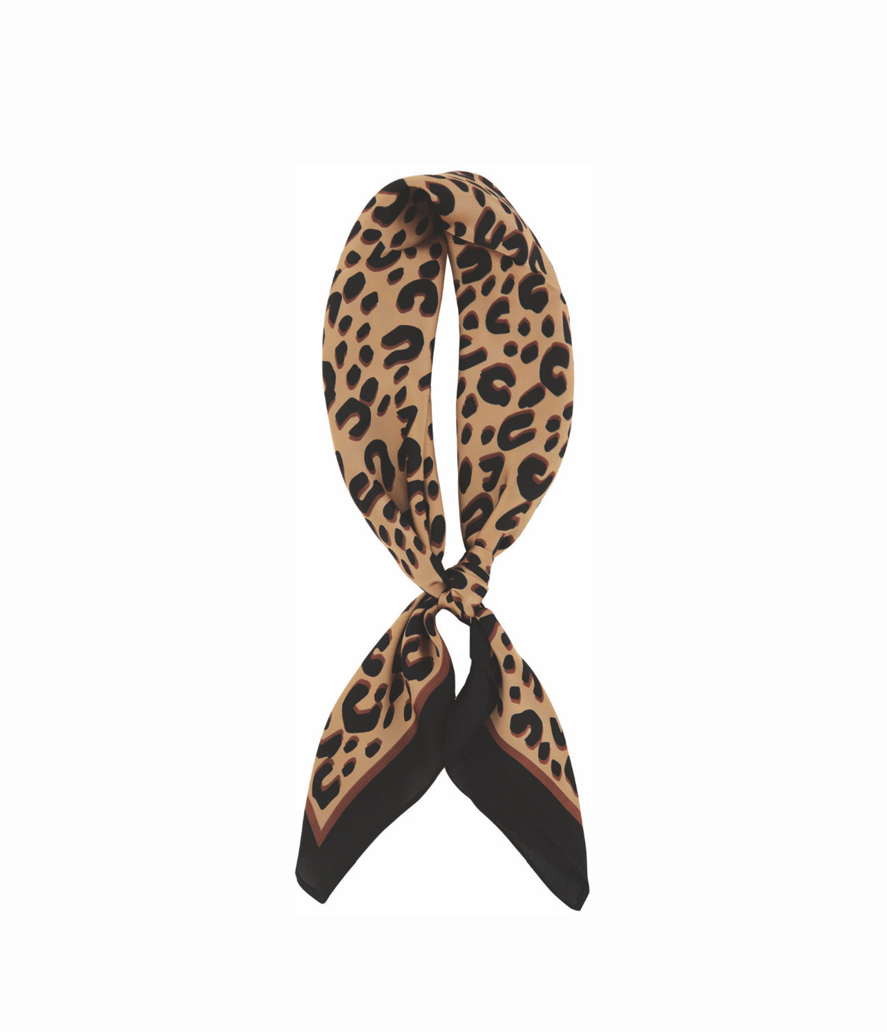 Olivia Moss® Silky Satin Hair Scarf Every Day Every Way | Cheetah Tan & Black | Phoenix Nationale