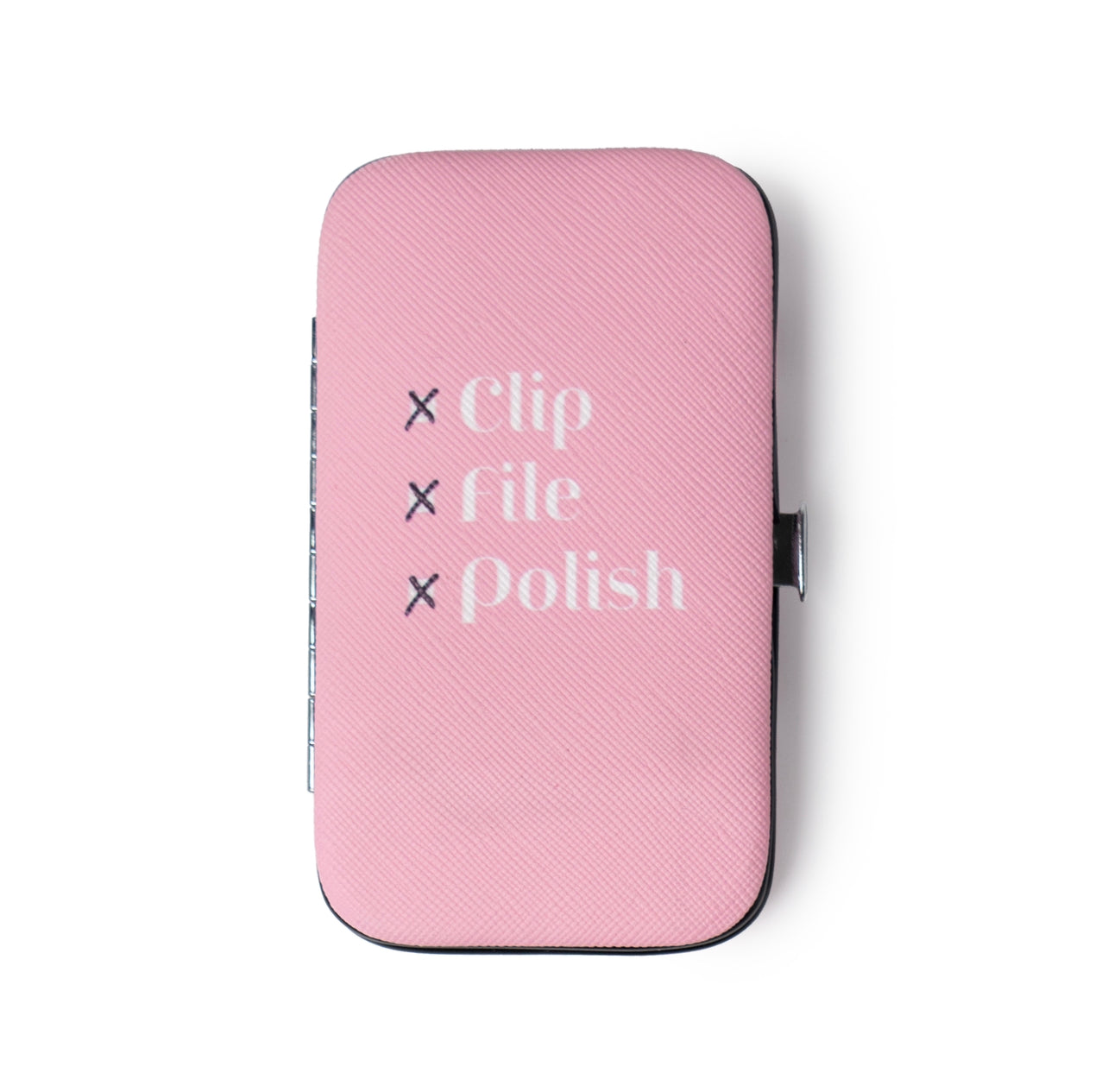 Olivia Moss® Manicure Kit Clip File Polish Pink Phoenix Nationale