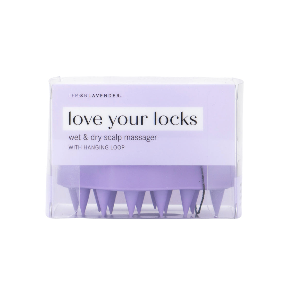 LL Love Your Locks Wet & Dry Scalp Massager Purple