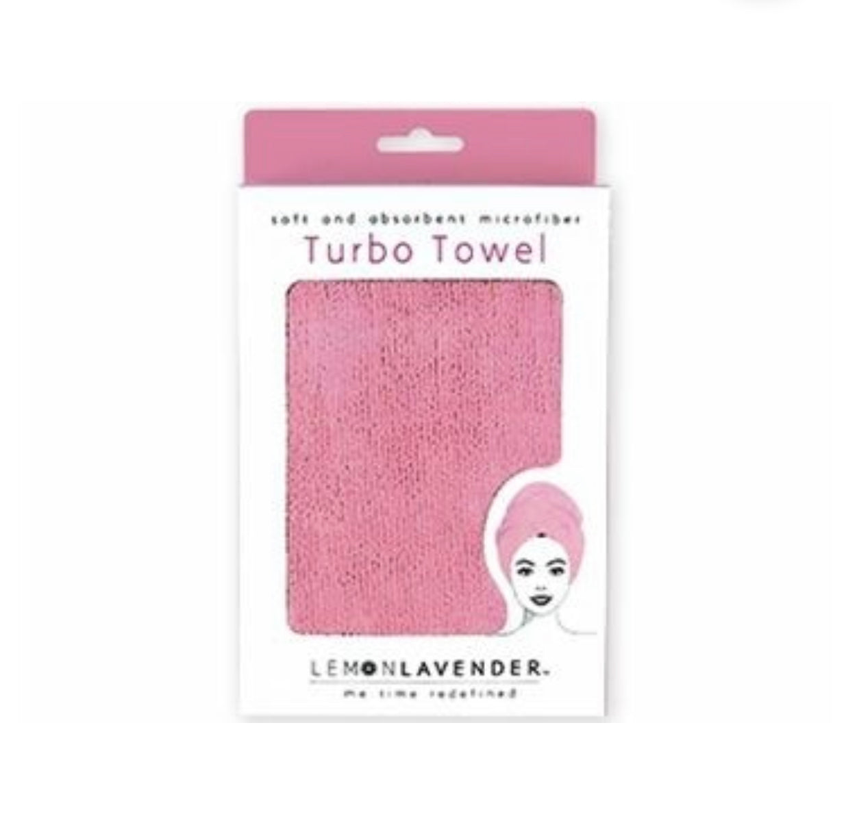 Lemon Lavender™ Microfiber Turbo Towel Think Pink | Phoenix Nationale