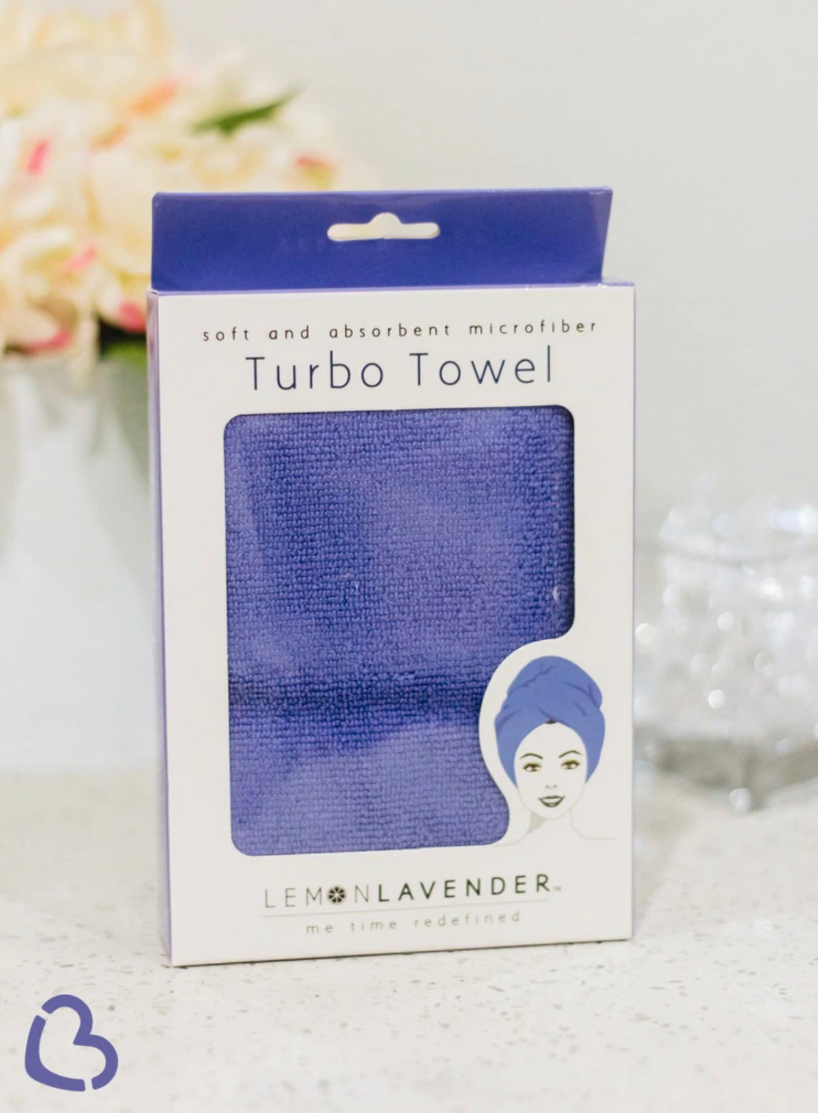 Lemon Lavender Microfiber Turbo Towel - Very Violet Phoenix Nationale