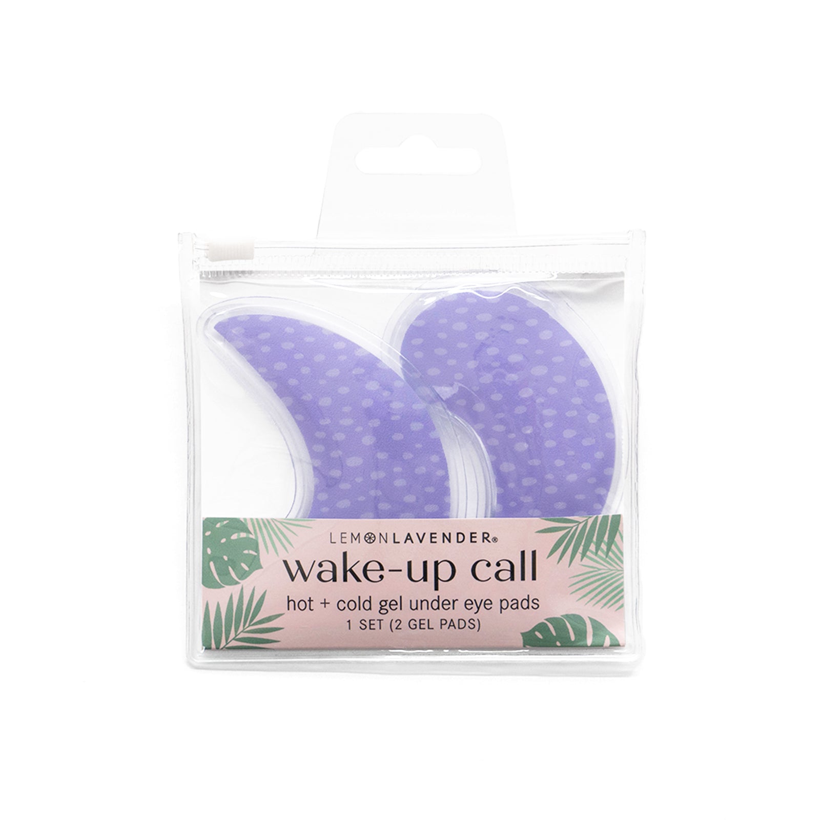 Lemon Lavender Hot + Cold Wake-Up Call Under Eye Gel Pads - Lilac Dots | Phoenix Nationale