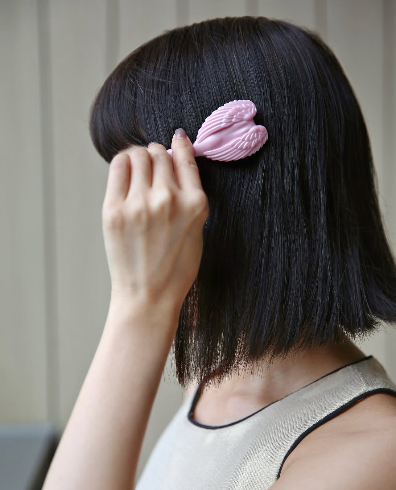ANGEL Key Ring Brush - Pink X Phoenix Nationale