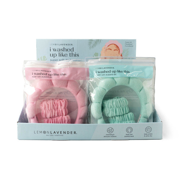 Lemon Lavender I Washed Up Like This Super Soft Dryband Set Display 16. Phoenix Nationale 