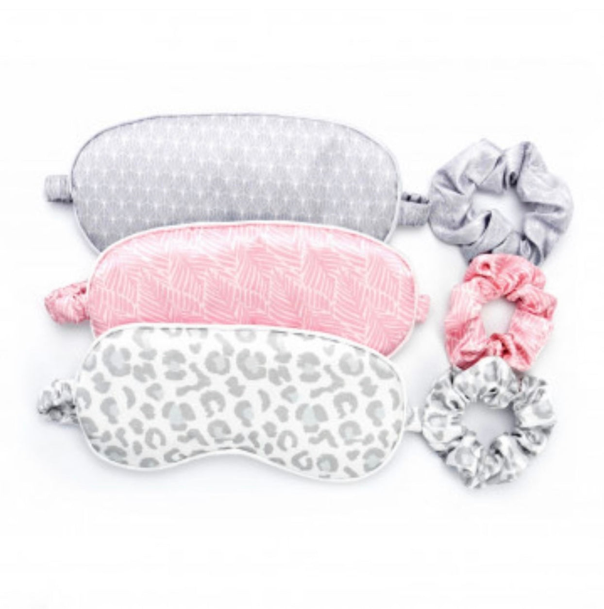 LL Silky Satin Eye Mask & Scrunchie Set Display 24