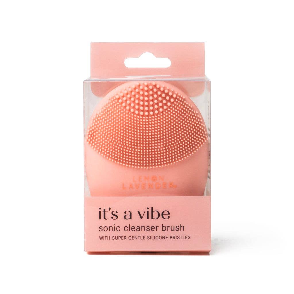 Lemon Lavender It’s A Vibe Sonic Cleanser Brush Peach. Phoenix Nationale