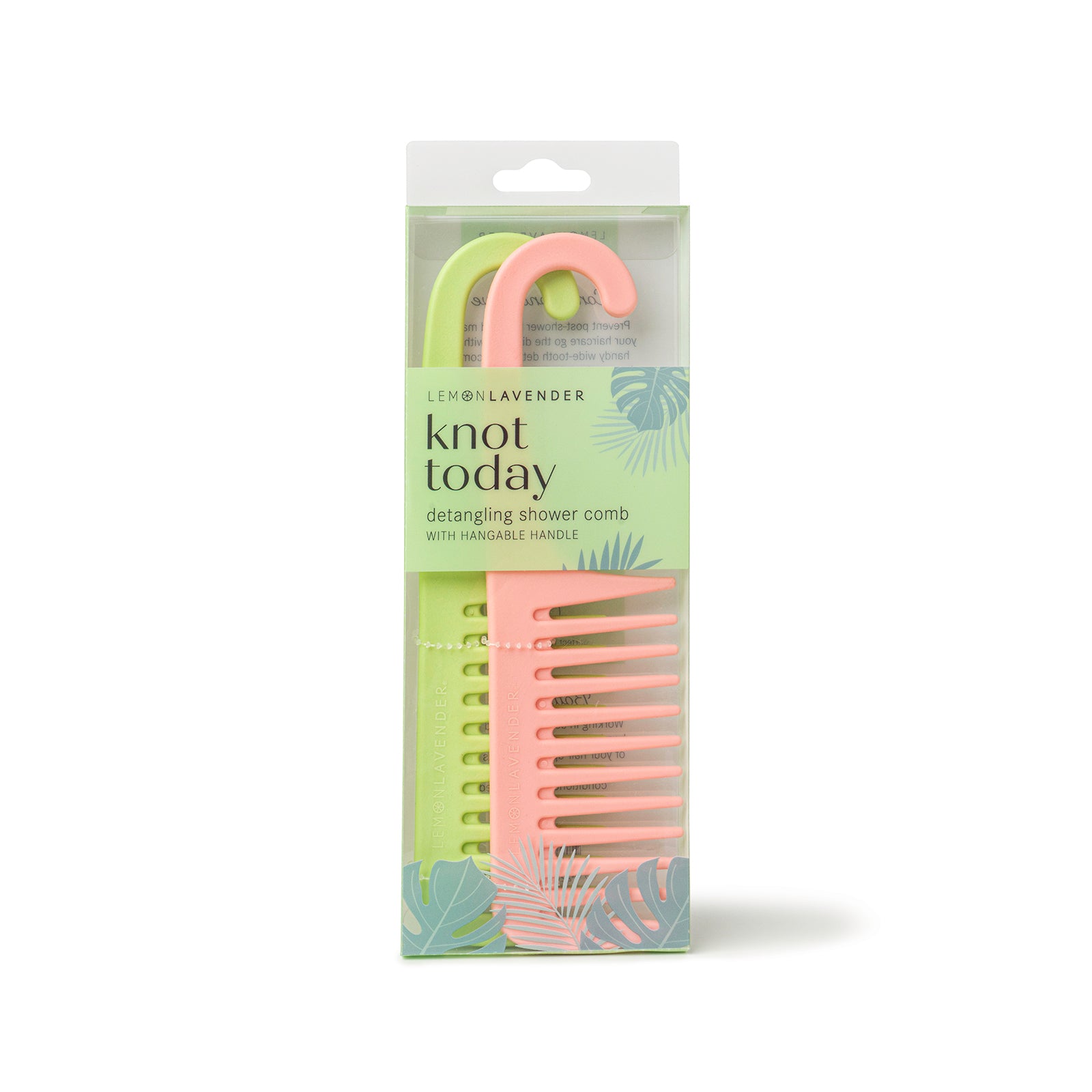 Lemon Lavender® Knot Today Shower Comb - Lime & Pink Phoenix Nationale