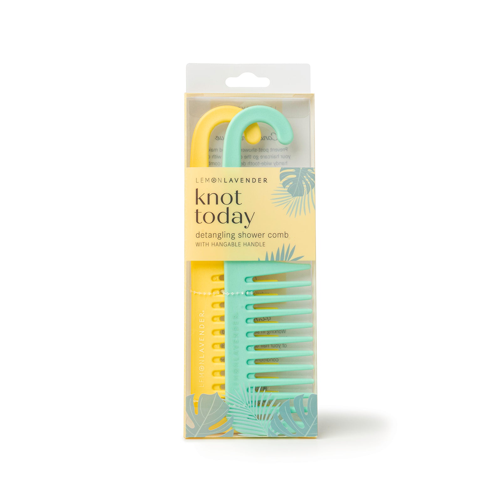 Lemon Lavender ® Knot Today Shower Comb - Mint & Yellow Phoenix Nationale