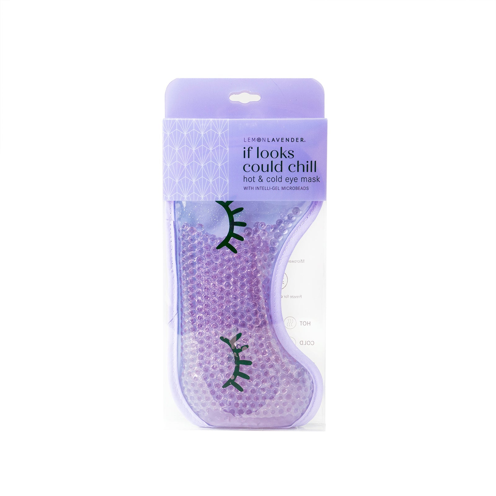 Lemon Lavender If Looks Could Chill Hot & Cold Gel Eye Mask Purple | Phoenix Nationale