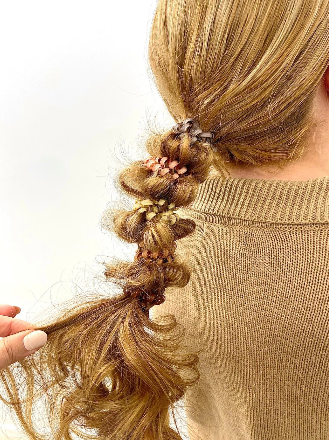 Pink Pewter Everyday Neutral Hair Twists in Cylinder 5pc Phoenix Nationale