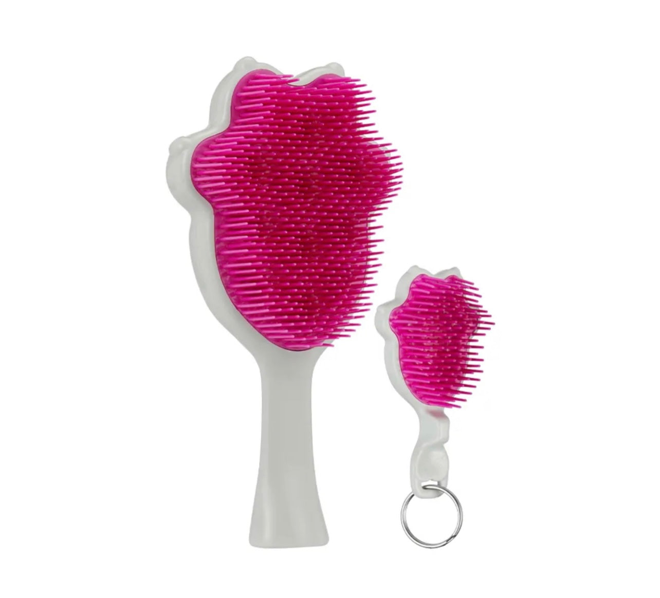 Tangle Angel Pet Angel RE:BORN - Grey Pink reborn in the UK from recycled plastic, antibacterial hairbrush, love your hair, love your planet Phoenix Nationale