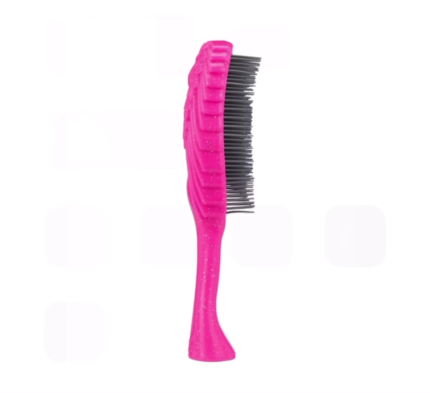 Tangle Angel RE:BORN Pink Sparkle reborn in the UK from recycled plastic, antibacterial hairbrush, love your hair, love your planet Phoenix Nationale