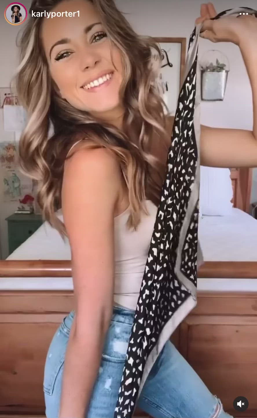 Olivia Moss® Silky Satin Hair Scarf | Polka Dots Black & White