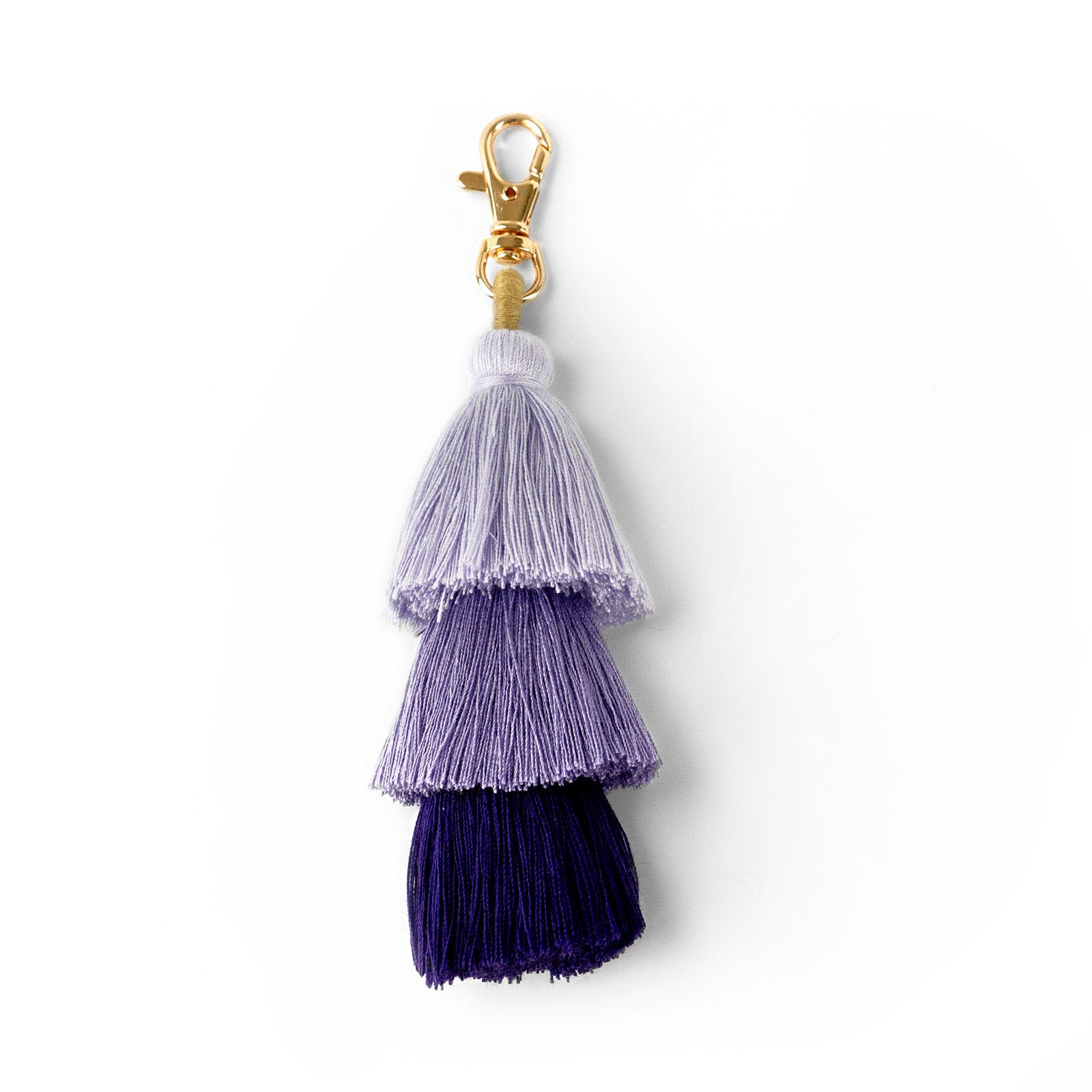 Olivia Moss® Yucatán Keychain Tassel Purple Phoenix Nationale