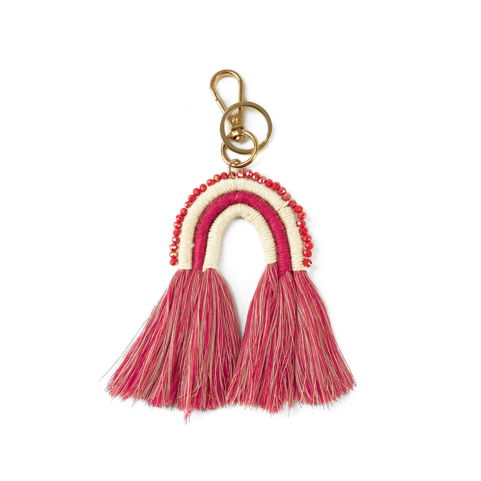 Olivia Moss® Yucatán Keychain Rainbow Pink Phoenix Nationale