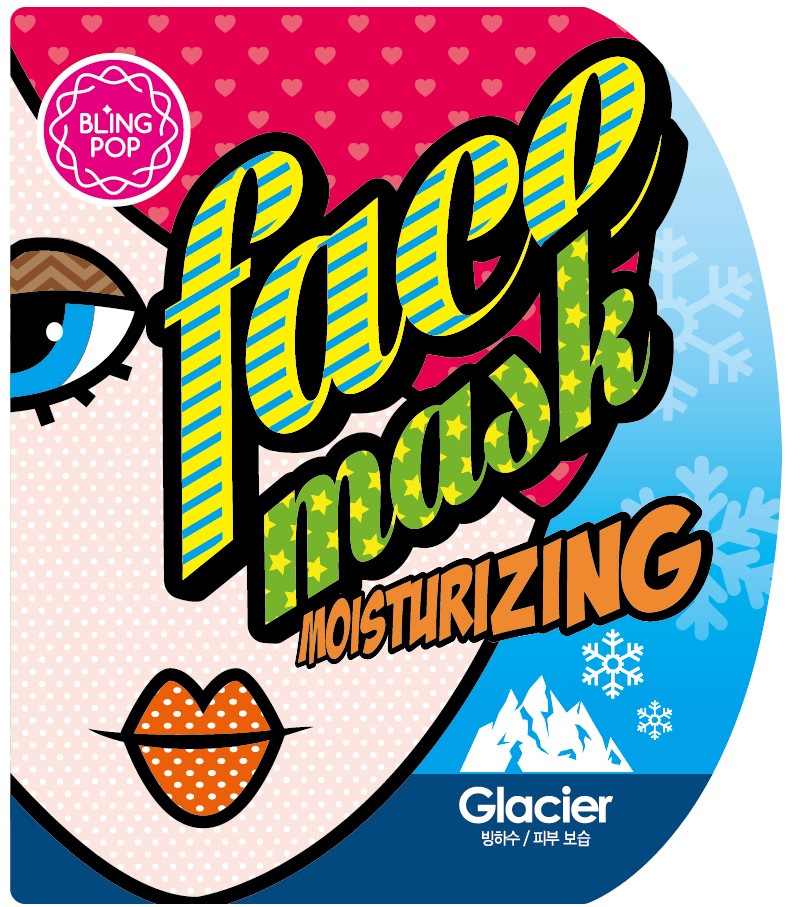 BLING POP Moisturizing Face Mask Box (10)