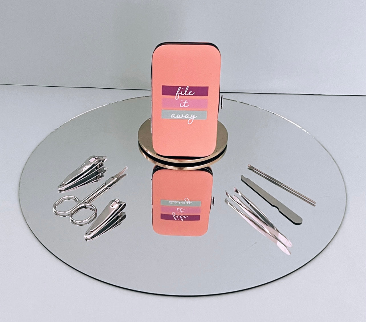 Olivia Moss® Manicure Kit File It Away Orange