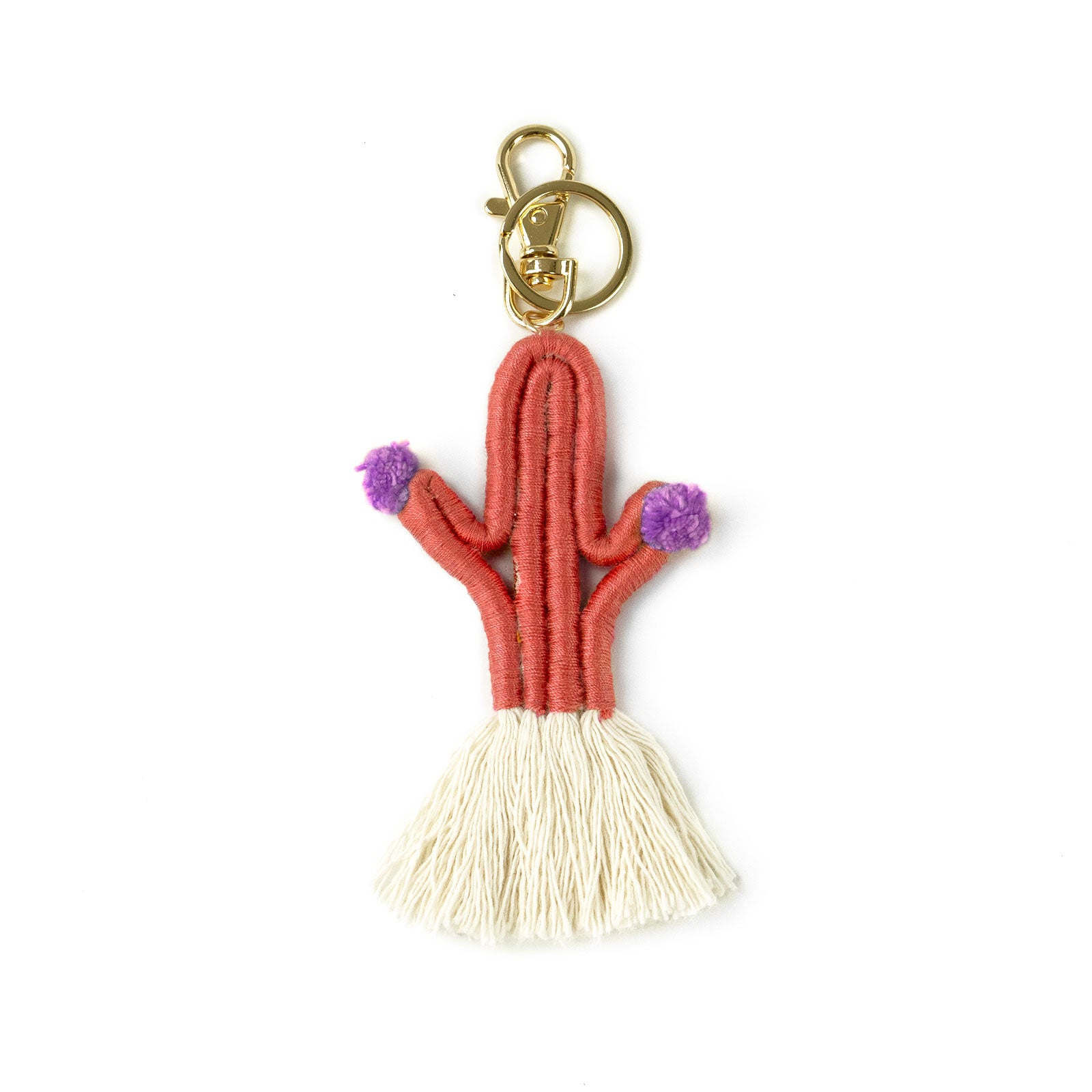 Olivia Moss Yucatán Keychain Cactus Orange Phoenix Nationale