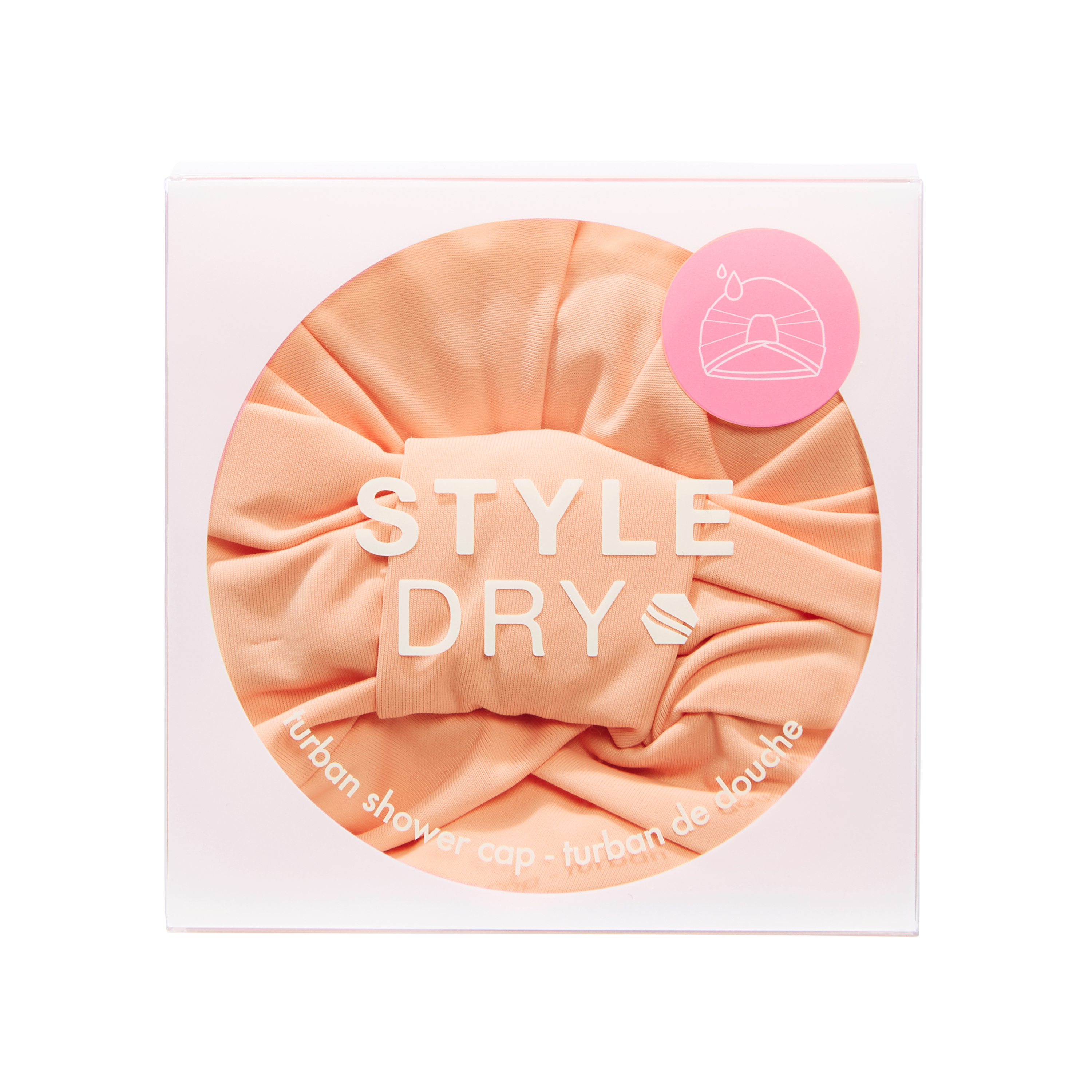 STYLEDRY Turban shower cap - that's peachy X Phoenix Nationale