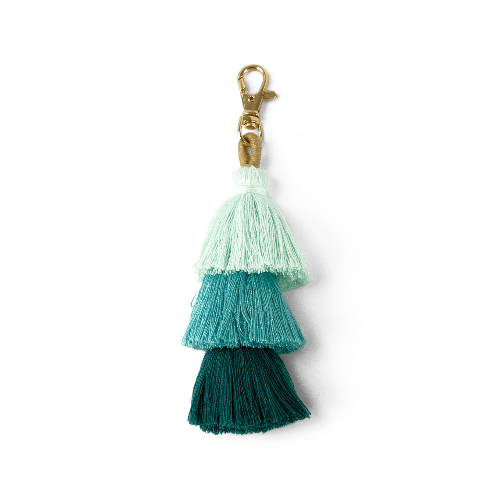 Olivia Moss Yucatán Keychain Tassel Green Phoenix Nationale