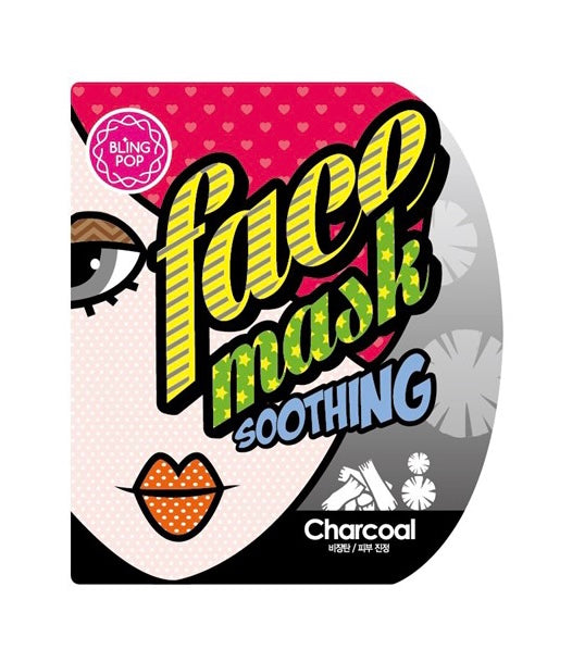 BLING POP Charcoal Face Mask Phoenix Nationale