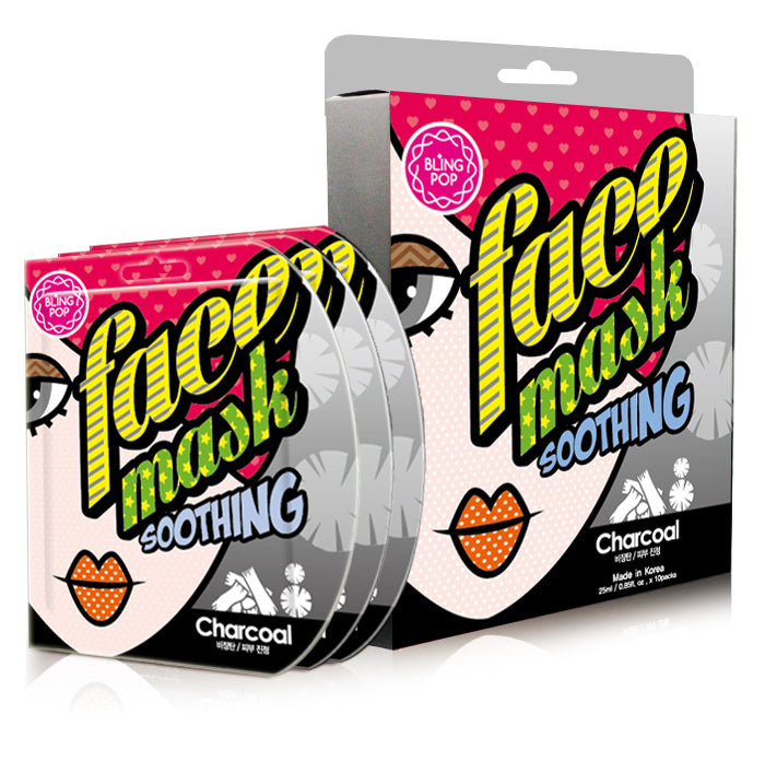 BLING POP Charcoal Face Mask Phoenix Nationale 