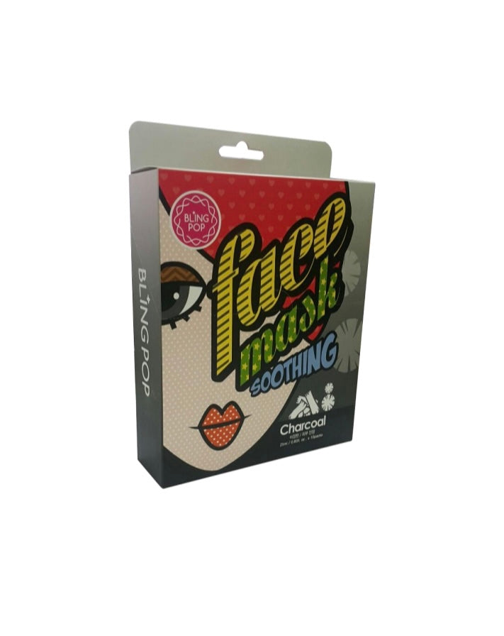 BLING POP Charcoal Face Mask Phoenix Nationale 
