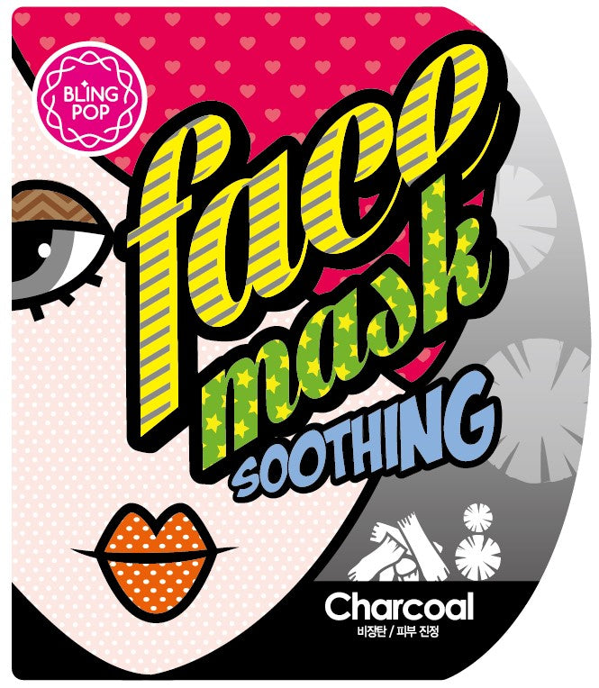 BLING POP Charcoal Face Mask Phoenix Nationale 