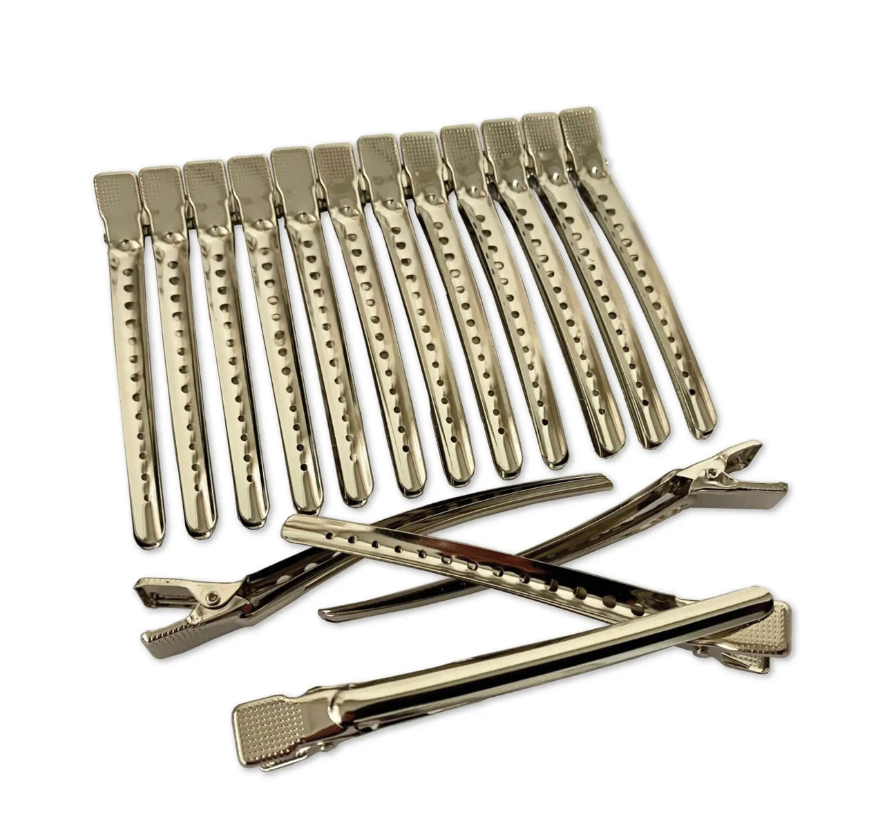 LE Duck Bill Clips / Sectioning Clips Silver – 12 per pack