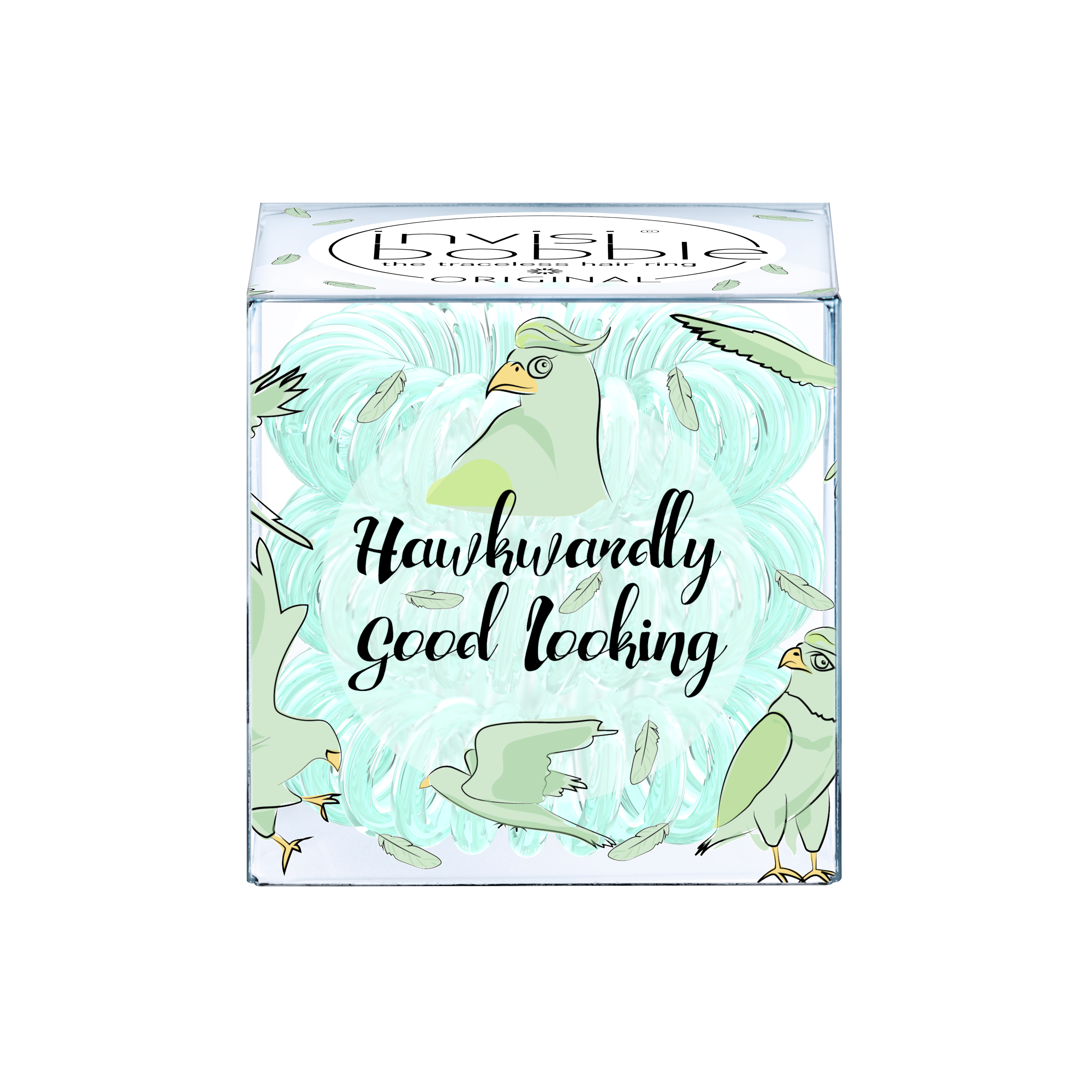 invisibobble ORIGINAL - Hawkwardly Good Looking Mint/Clear Phoenix Nationale