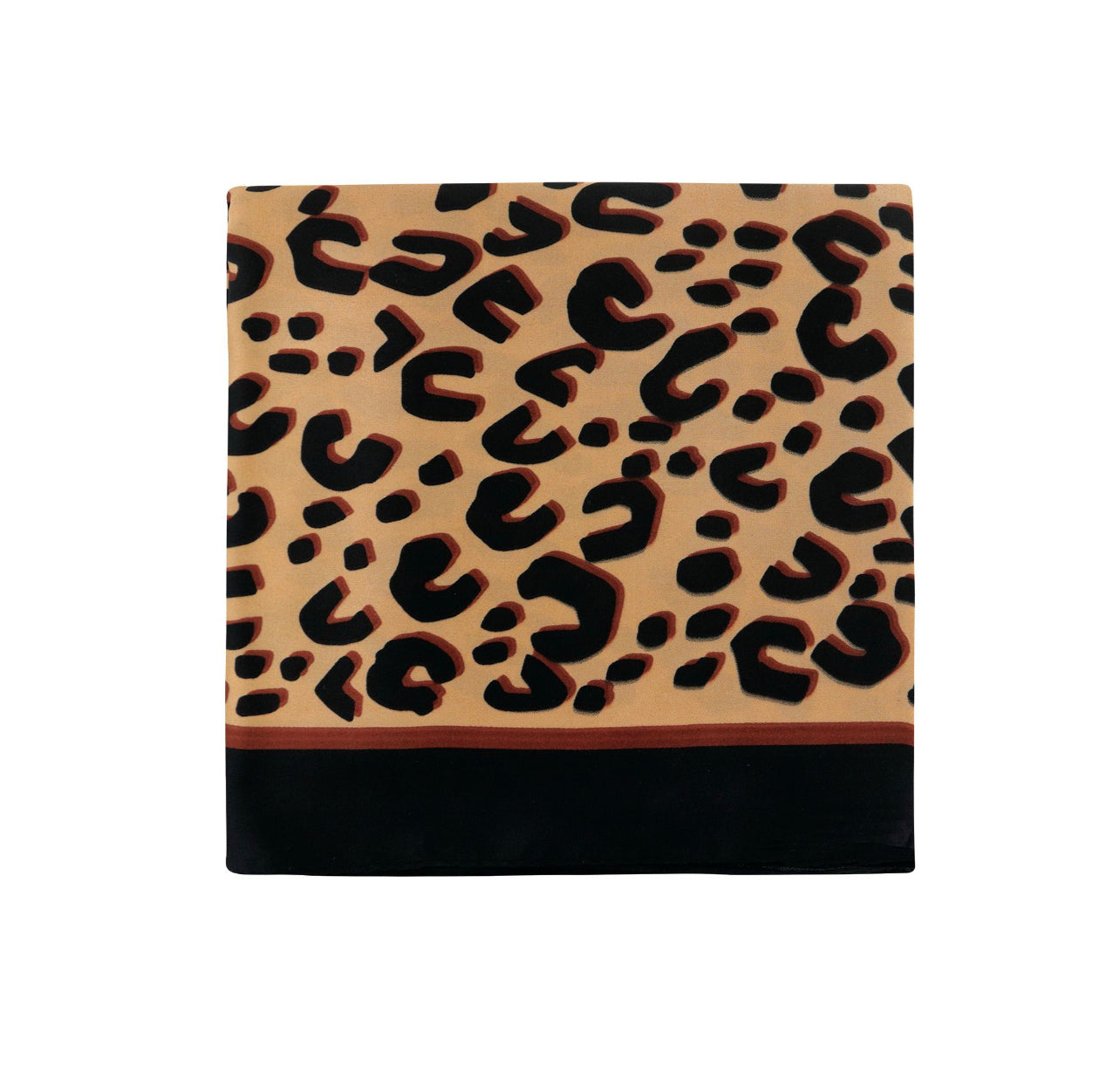 Olivia Moss® Silky Satin Hair Scarf Every Day Every Way | Cheetah Tan & Black | Phoenix Nationale