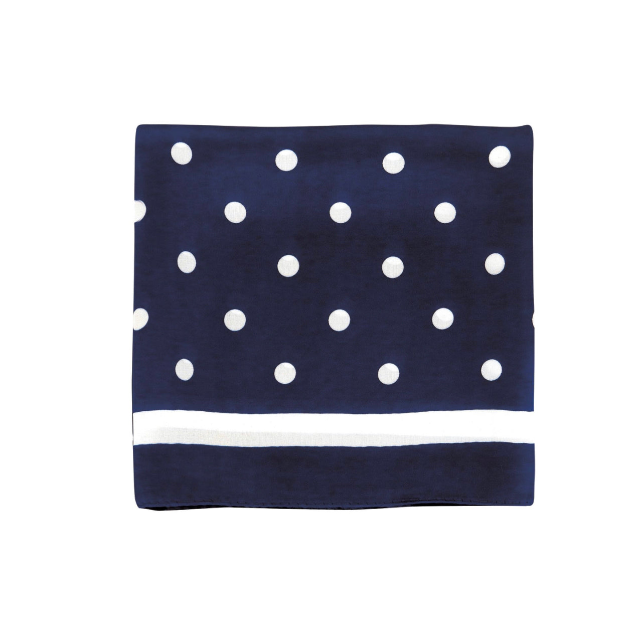 Olivia Moss® Silky Satin Hair Scarf Every Day Every Way | Polka Dots Navy & White | Phoenix Nationale