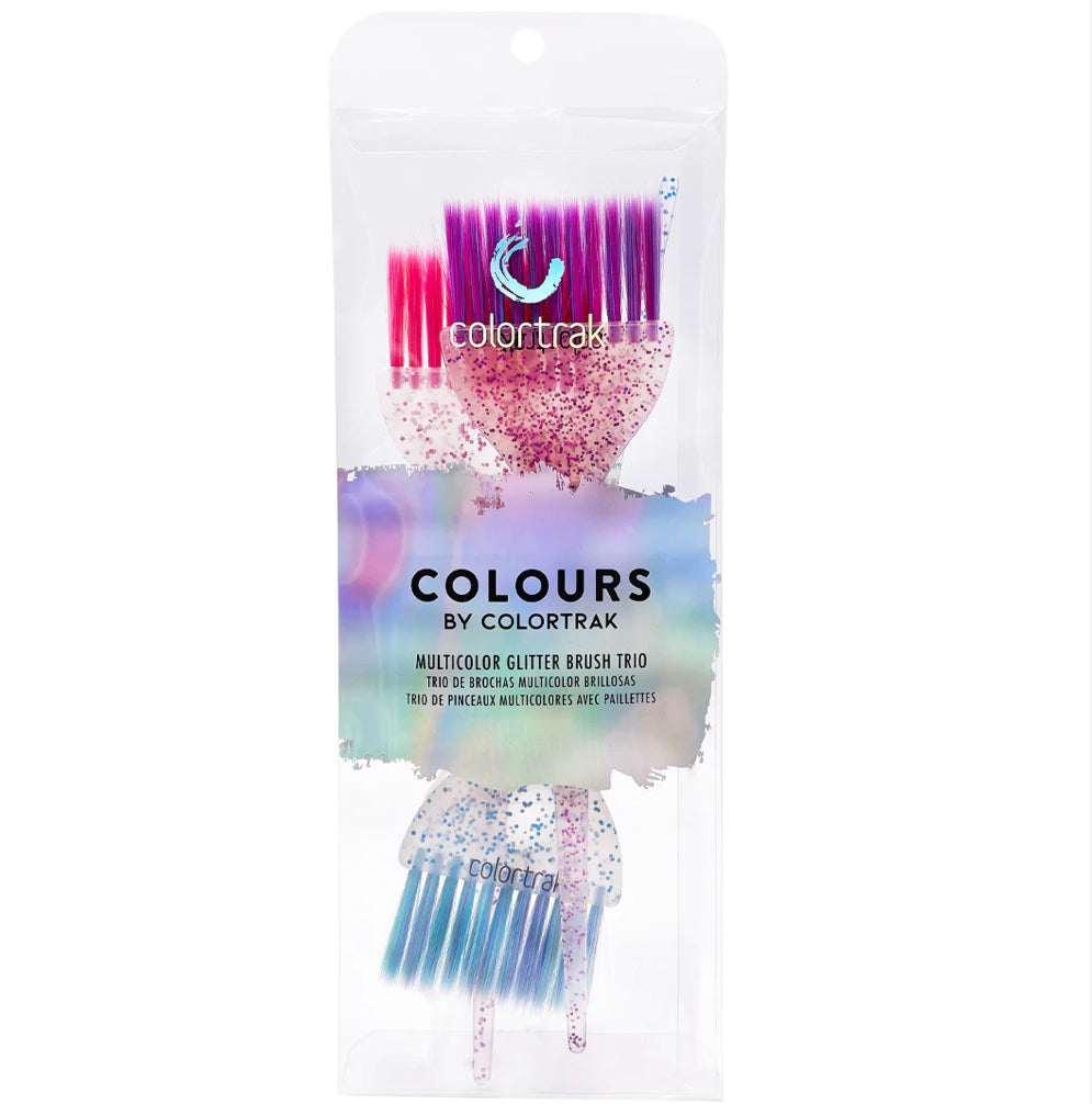 COLORTRAK - MULTI-GLITTER COLOR BRUSHES 3PK | Phoenix Nationale