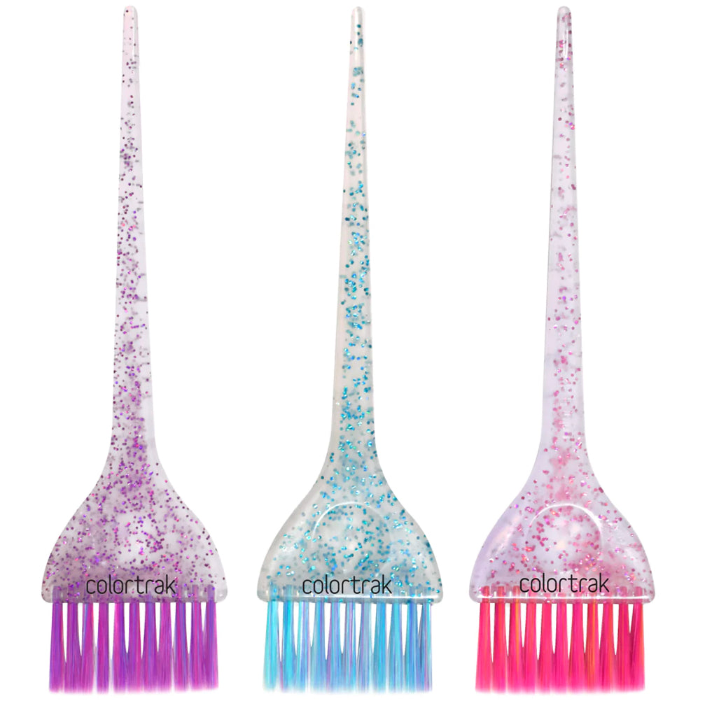 COLORTRAK - MULTI-GLITTER COLOR BRUSHES 3PK | Phoenix Nationale