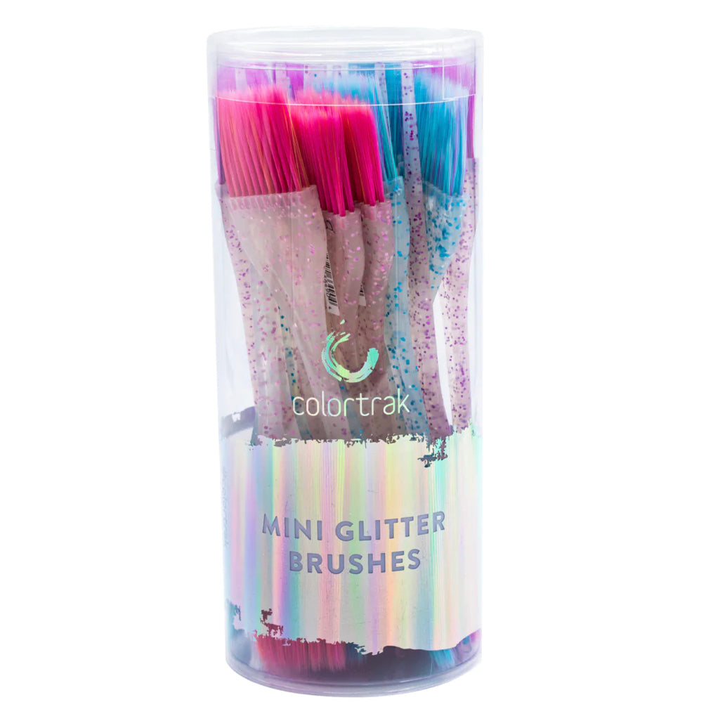 COLORTRAK - MINI GLITTER COLOR BRUSHES CANISTER 24PK | Phoenix Nationale