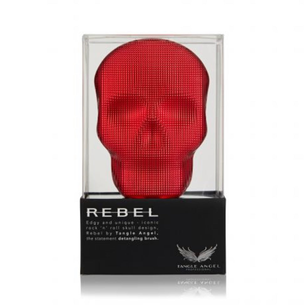 REBEL Award-Winning Multi-Use Detangling Hairbrush Red Chrome