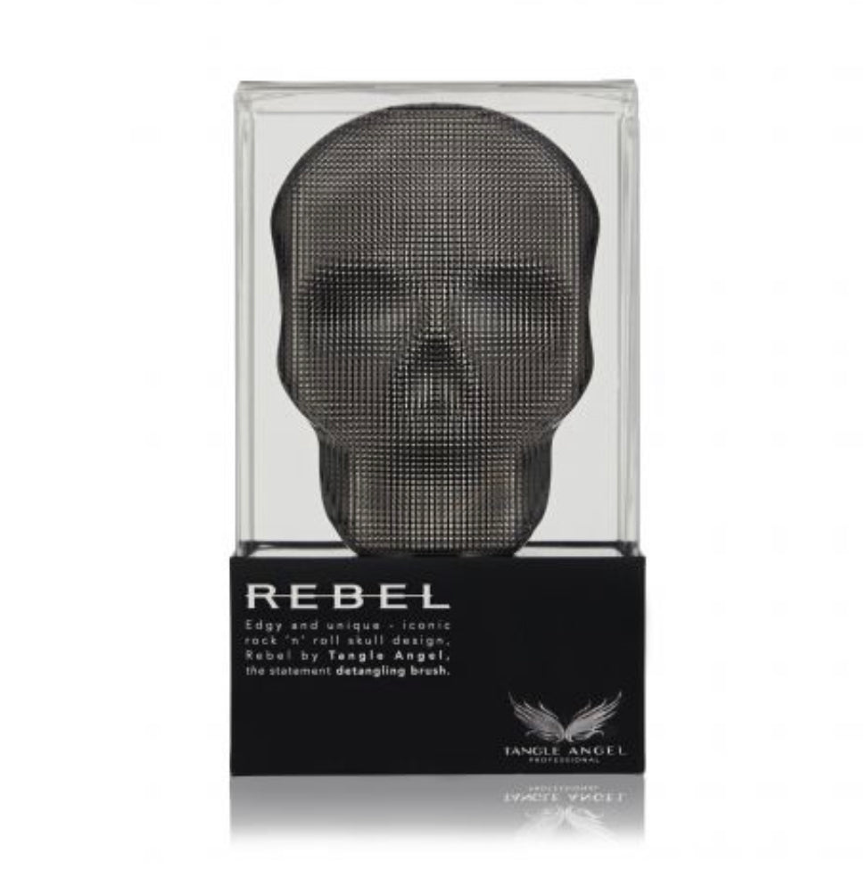 REBEL Award-Winning Multi-Use Detangling Hair brush Black Chrome