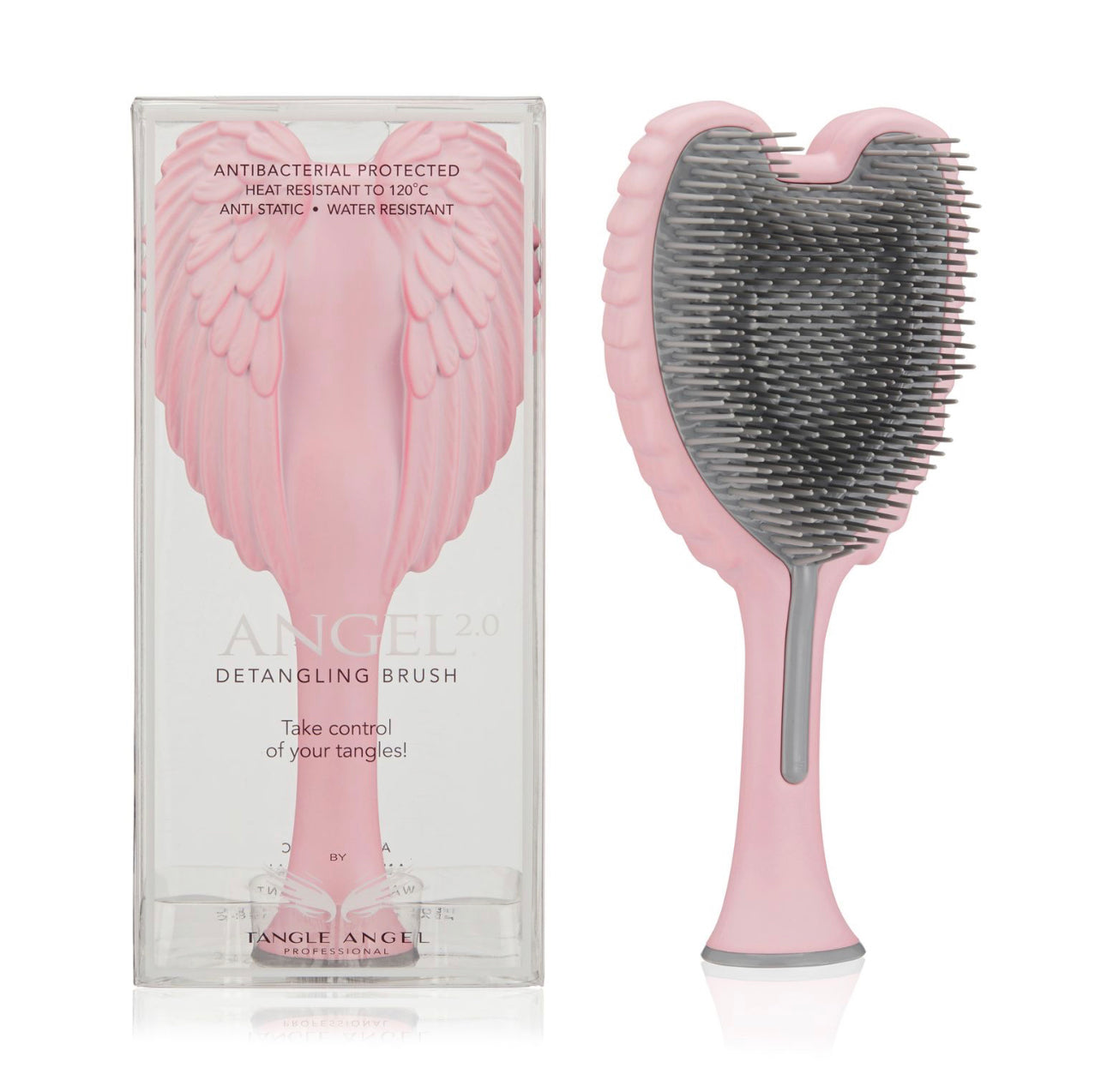 TANGLE ANGEL 2.0 - Matt Satin Pink/Grey Teeth