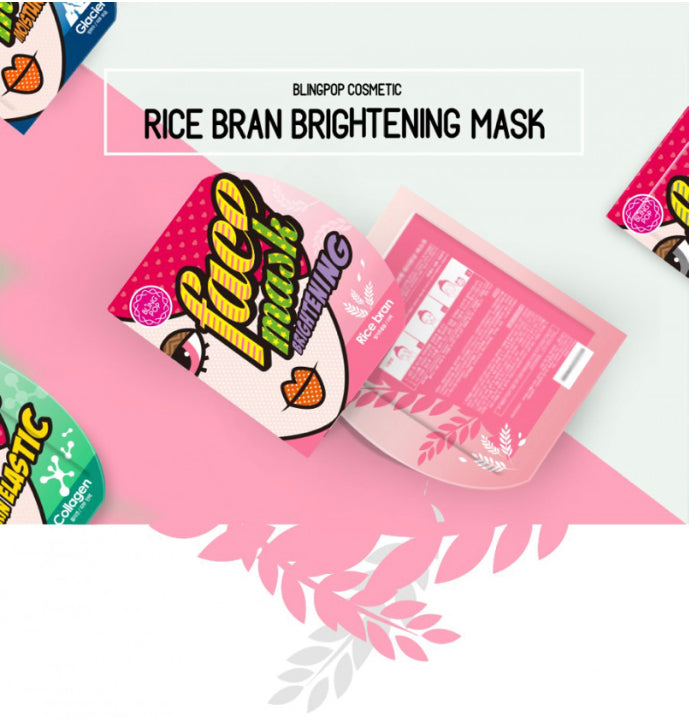 BLING POP Rice Bran Face Mask Display (10)