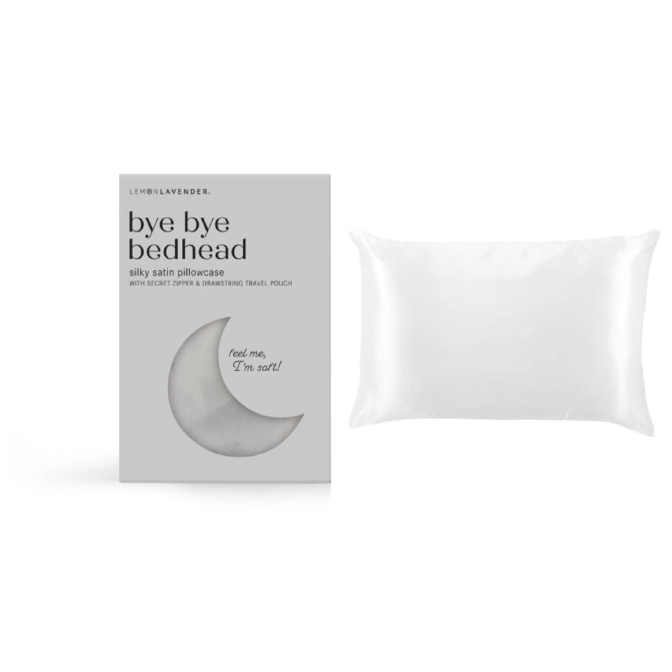 Lemon Lavender Silky Satin Pillowcase Lucent Cloud | Phoenix Nationale