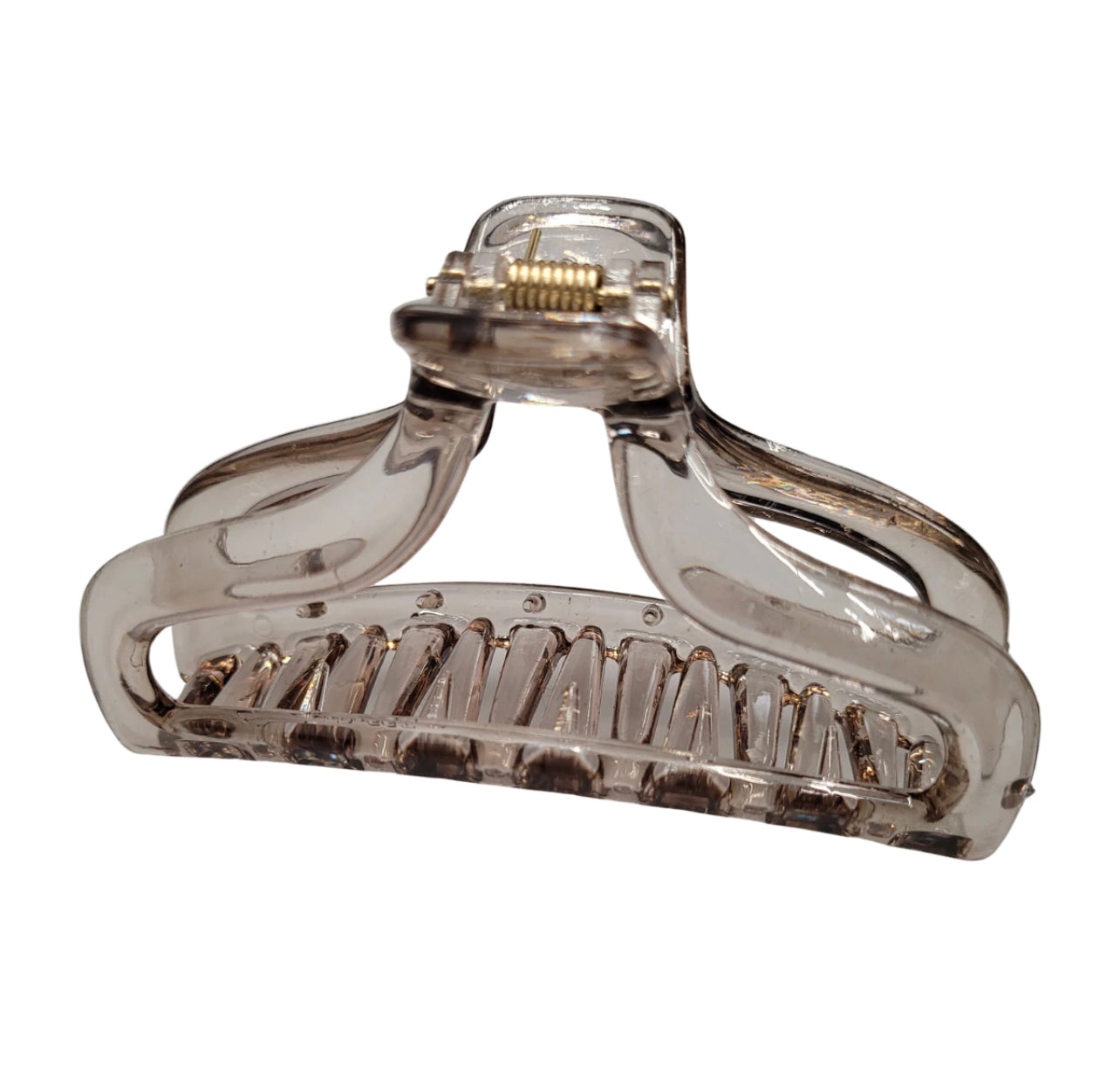 Pink Pewter Translucent Clawed Hair Clip - Smoke on the Water Phoenix Nationale