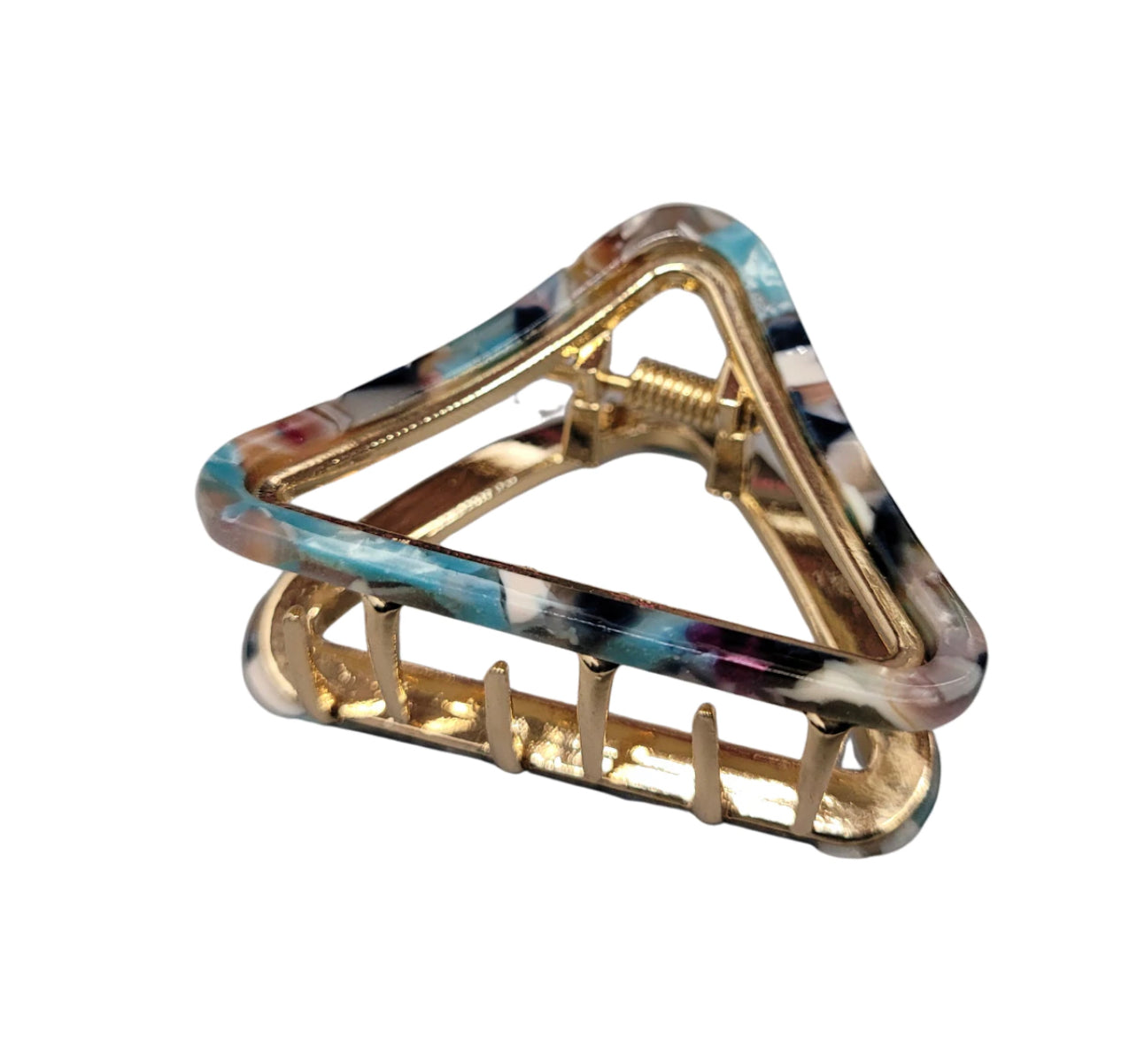 Pink Pewter Marbled Trigon Metal Clip - Rain X Phoenix Nationale