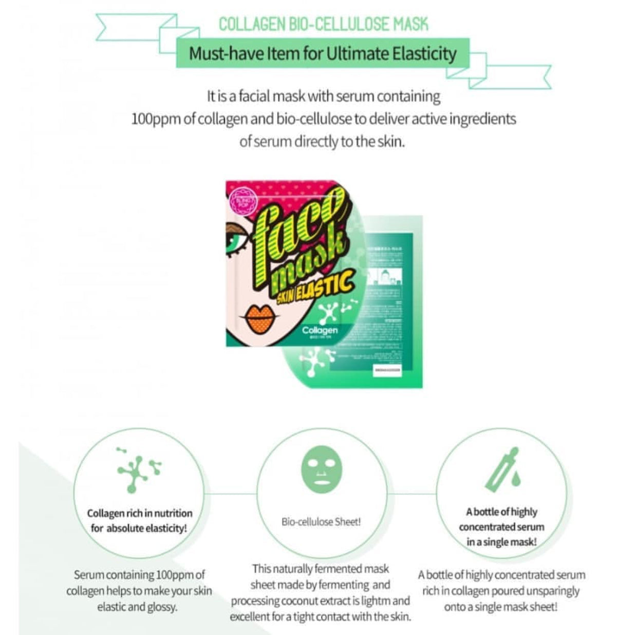 BLING POP Collagen Face Mask