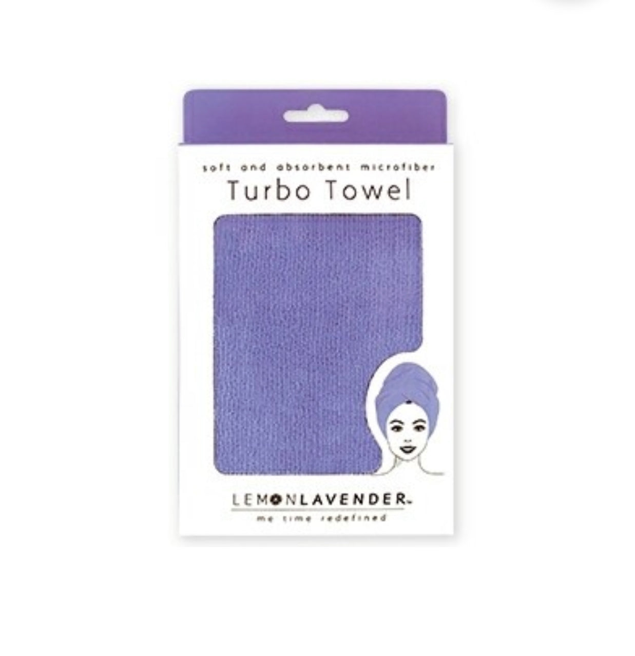 Lemon Lavender Microfiber Turbo Towel - Very Violet Phoenix Nationale