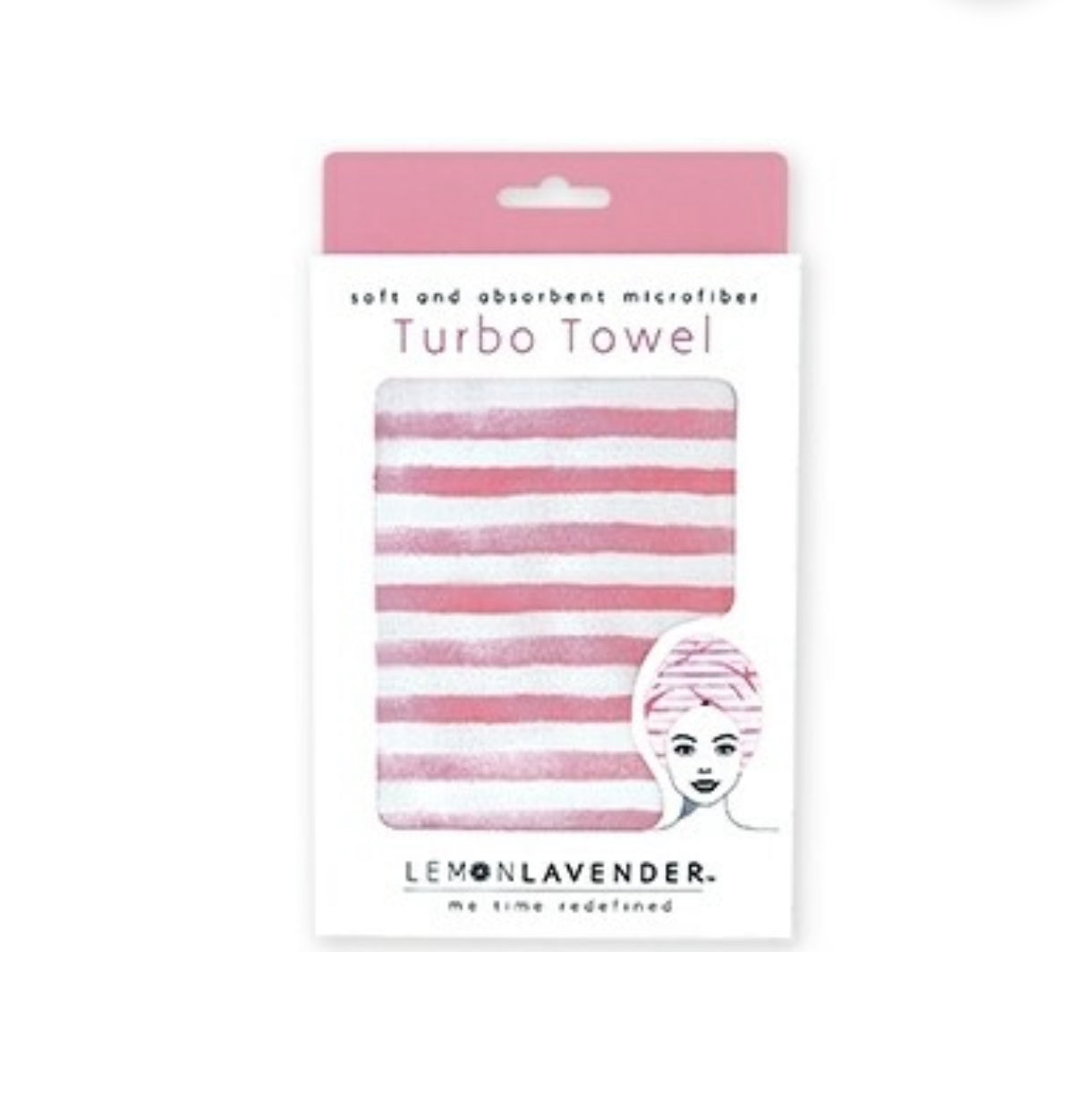 Lemon Lavender™ Microfiber Turbo Towel Painterly | Phoenix Nationale