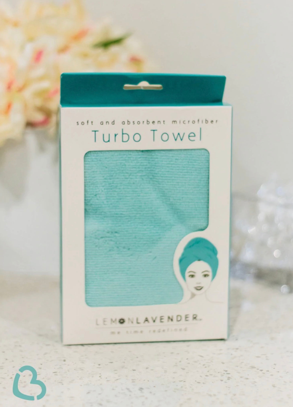 Lemon Lavender Microfiber Turbo Towel - The Real Teal Phoenix Nationale