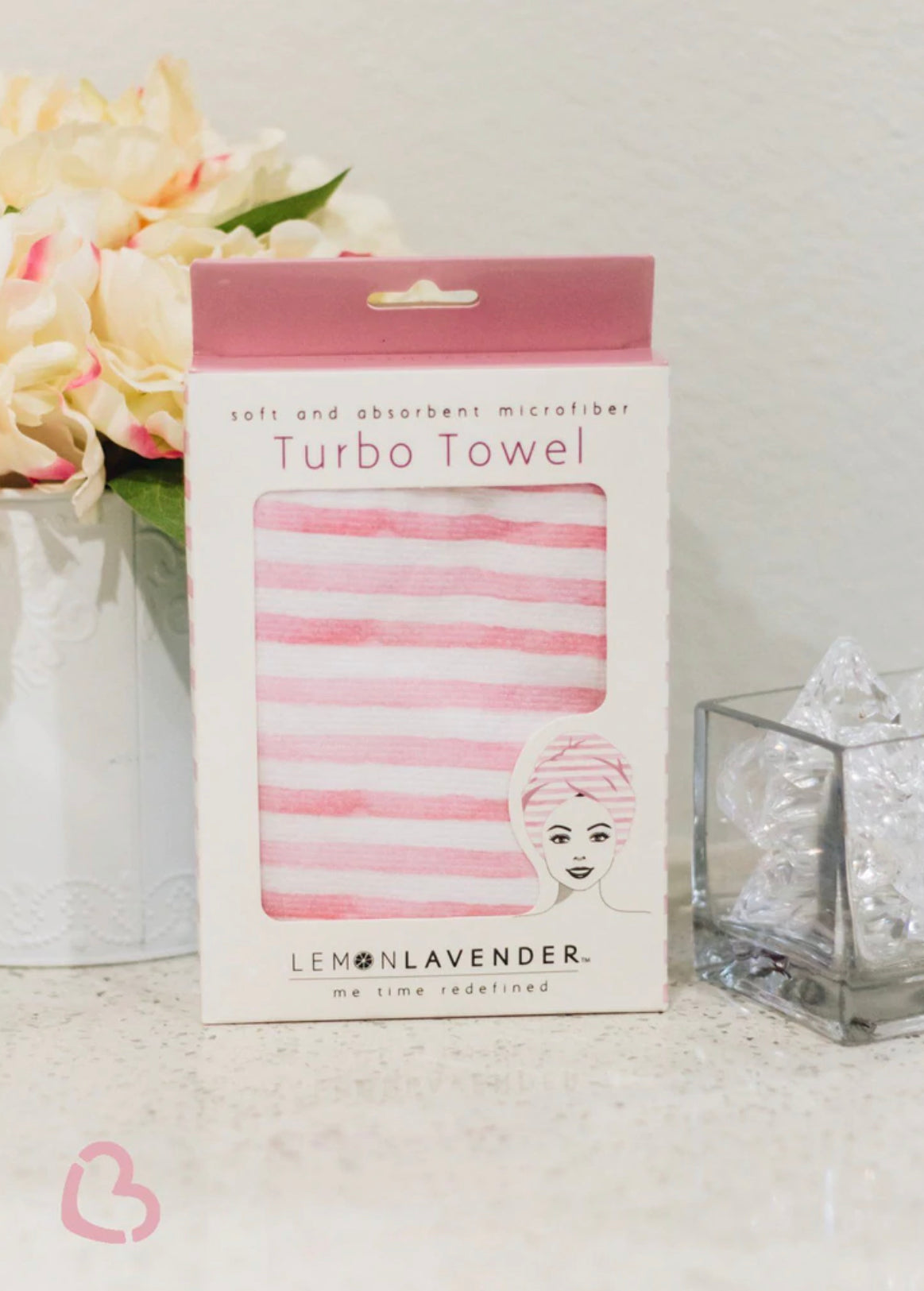 Lemon Lavender™ Microfiber Turbo Towel Painterly | Phoenix Nationale