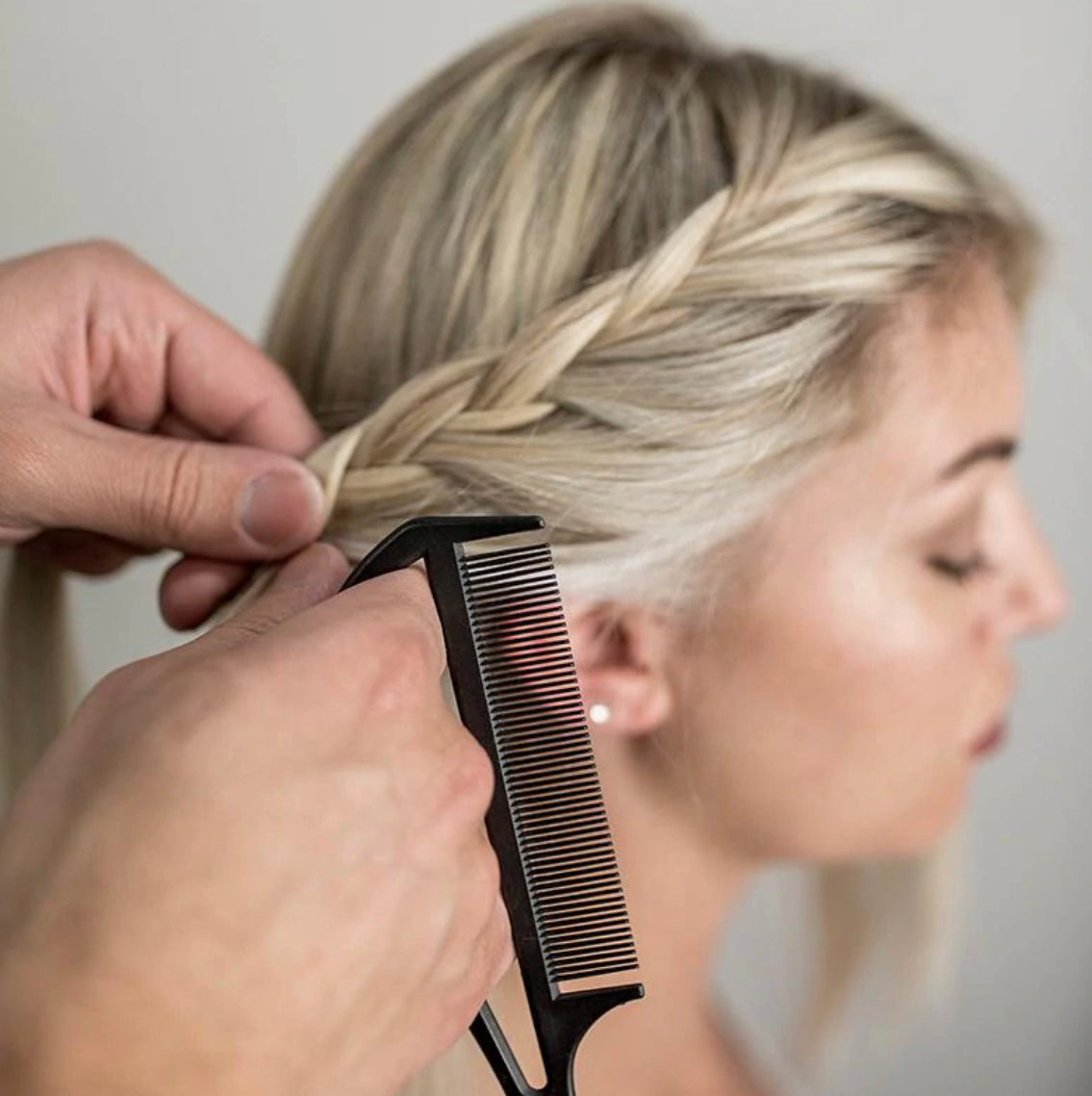 Pink Pewter "Never Let Go" Carbon Fibre Babylight, Highlight and Teasylight Comb #1 Phoenix Nationale